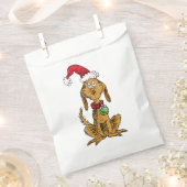 Sachets En Papier Max the Dog in Santa Hat (Coupé)