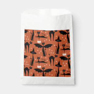 Sachets En Papier MCM Halloween robe fantaisie minimaliste Chats ora