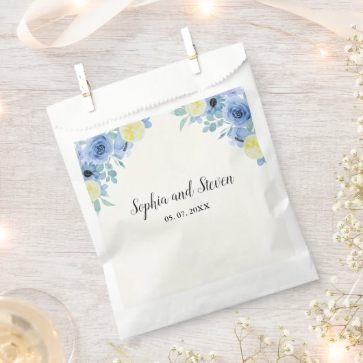 Sachets En Papier Mediterranean Lemon-Themed Wedding (Coupé)