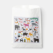 Sachets En Papier Ménagerie animale amusante (Devant)