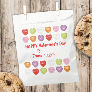 Sachets En Papier Mention spéciale pour la Saint Valentin
