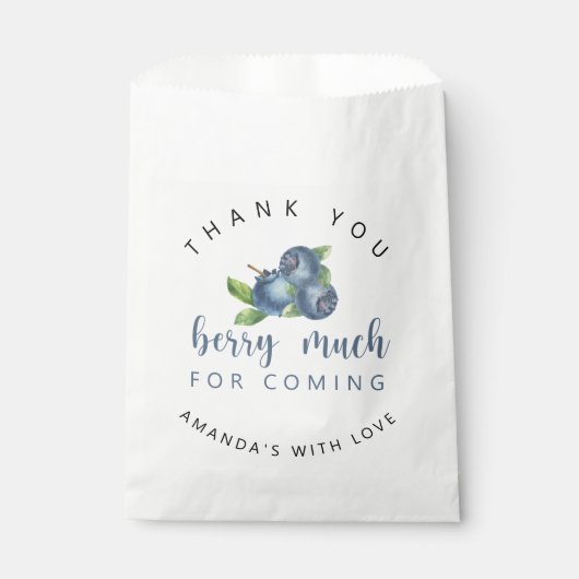 Sachets En Papier Merci (Devant)