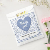 Sachets En Papier Merci 100e nombre aléatoire Motif bleu/blanc (Scellé)