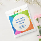 Sachets En Papier Merci Abstrait Rainbow Custom Graduation Party (Scellé)