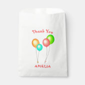 Sachets En Papier Merci Anniversaire de enfant à ballon (Devant)