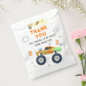 Sachets En Papier Merci Anniversaire Moderne Monster Car Trucs Nom (Scellé)