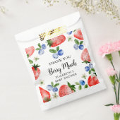 Sachets En Papier Merci aux bleuets et aux fraises (Scellé)