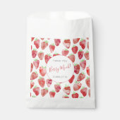 Sachets En Papier Merci aux fraises (Devant)