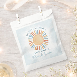 Sachets En Papier Merci Baby shower solaire