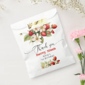 Sachets En Papier Merci baies beaucoup Fraise anniversaire (Scellé)