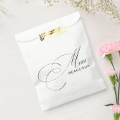 Sachets En Papier Merci Beaucoup Elegant Merci de calligraphie (Scellé)