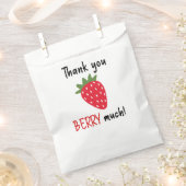 Sachets En Papier Merci Berry (Coupé)