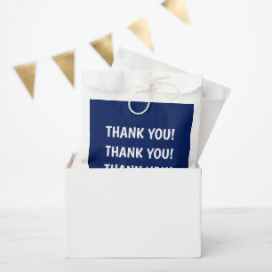 Sachets En Papier Merci bleu pour la fête d'anniversaire des enfants