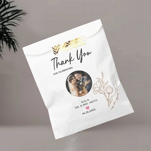 Sachets En Papier Merci Chien Traite Mariage Favor Sac | Sac personn