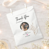 Sachets En Papier Merci Chien Traite Mariage Favor Sac | Sac personn (Coupé)