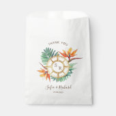 Sachets En Papier Merci Compass mariage Destination Passport (Devant)