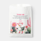 Sachets En Papier Merci d'anniversaire de la première rodéo de soie  (Devant)