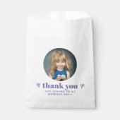 Sachets En Papier Merci d'anniversaire minime simple (Devant)