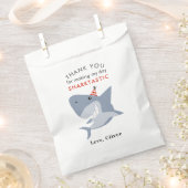 Sachets En Papier Merci d'anniversaire Sharktastic (Coupé)