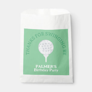 Sachets En Papier Merci D'Avoir Changé Par Golf Party Merci