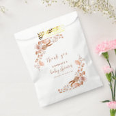 Sachets En Papier Merci de Baby shower de Boho Fleur sauvage neutre (Scellé)