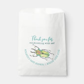 Sachets En Papier Merci de Baby shower Little Lovebug (Devant)