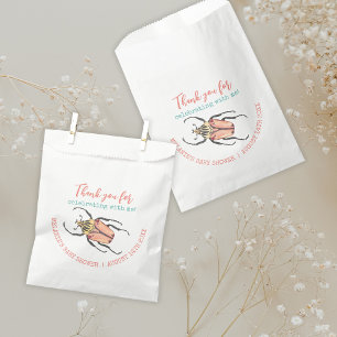 Sachets En Papier Merci de Baby shower Little Lovebug