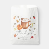 Sachets En Papier Merci de douche nuptiale citrouille (Devant)