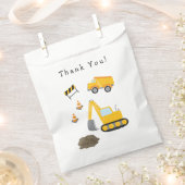 Sachets En Papier Merci de fête d'anniversaire de construction enfan (Coupé)