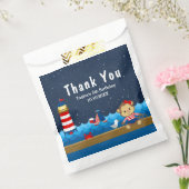 Sachets En Papier Merci de fête d'anniversaire rouge singe Nautique (Scellé)