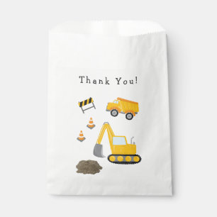 Sachets En Papier Merci de la fête d'anniversaire de la constructio