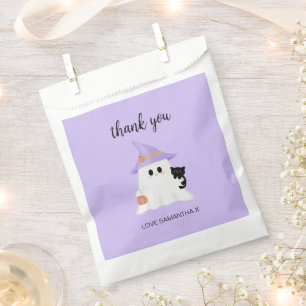 Sachets En Papier Merci de la fête d'Halloween mignonne violet