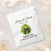 Sachets En Papier Merci de Mariage des Toucans Exotiques (Coupé)