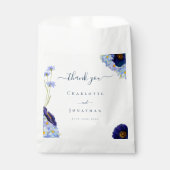 Sachets En Papier Merci de Mariage Fleur sauvage Boho moderne (Devant)