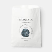Sachets En Papier Merci de Mariage simple Labrador Retriever Chien (Devant)