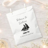 Sachets En Papier Merci de navire (Coupé)