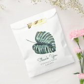 Sachets En Papier Merci de palme tropicale Monstera Mariage (Scellé)