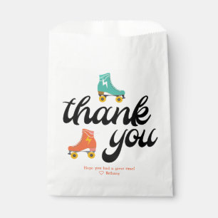 Sachets En Papier Merci de patinage à rouleaux rétro Favoriser le sa