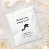 Sachets En Papier Merci de plongée (Coupé)