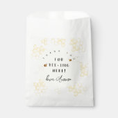 Sachets En Papier Merci d'être ici bumble bee (Devant)