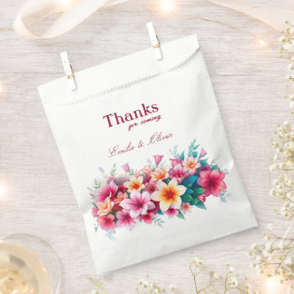Sachets En Papier Merci d'être venu et votre nom