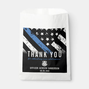 Sachets En Papier Merci du drapeau de la Ligne bleue de retrait de l