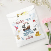 Sachets En Papier Merci Enfants fête pirate Baby boy anniversaire (Scellé)