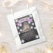 Sachets En Papier Merci fille de patinage sur glace Anniversaire (Coupé)