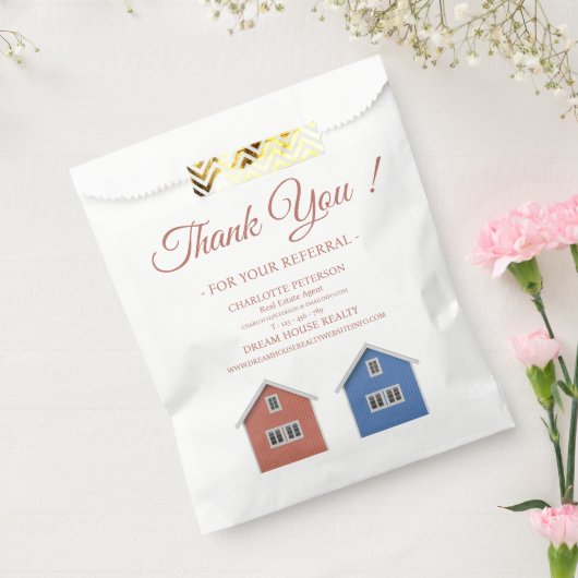 Sachets En Papier Merci Immobilier Pour Votre Référence (Scellé)