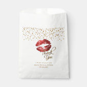 Sachets En Papier Merci Lipsense 💋 lèvres - Rouge (Devant)