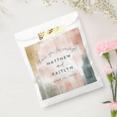 Sachets En Papier Merci Mariage de automne Abstrait moderne (Scellé)