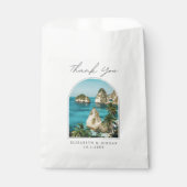 Sachets En Papier Merci Mariage de Bali (Devant)