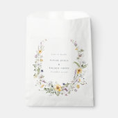 Sachets En Papier Merci Mariage de couronne de Fleur sauvage Lilac j (Devant)