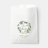 Sachets En Papier Merci Mariage de la couronne d'Albâtre (Devant)